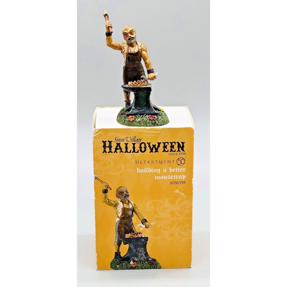 Department 56 Halloween Building a Better Mousetrap Snow‎ Village Fall 4036598